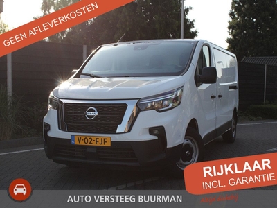 Nissan Primastar 2.0 dCi 150PK L2H1 N-Connecta Airco, Achteruitrijcamera, Dubbele schuifdeuren, Cruise control, Keyless entry