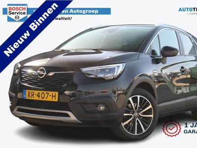 Opel Crossland X 1.2 Turbo Innovation | Incl. 1 jaar garantie | 1ste eigenaar! | Cruise | Stoel/stuurverwarming | Apple carplay | Head-up display | Navi | DAB | Lane assist | Keyless entry/start | Parkeercamera | Panorama dak | Trekhaak |