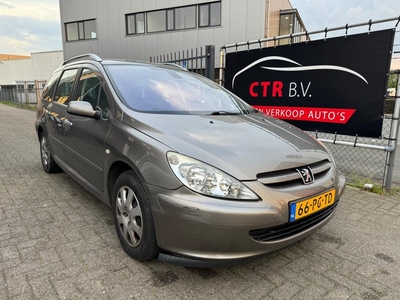 Peugeot 307 SW 1.6 16V (bj 2004) *AUTOMAAT* Nieuwe APK|TREKHAAK|PANO|CLIMA!