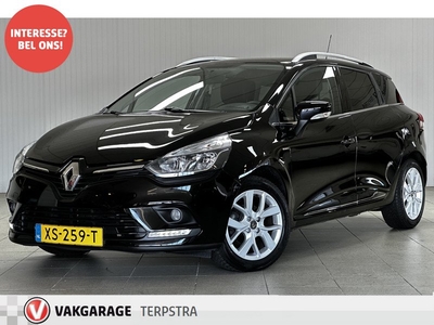 Renault Clio Estate 0.9 TCe Limited/ LED Dagrijverl./ Apple+Android/ Keyless Entry+GO/ DAB+/ 16''LMV/ Airco/ Navi/ Cruise/ Bluetooth/ Multi.LEDER.Stuur/ Elek.Pakket/ Isofix/ Metallic Lak.