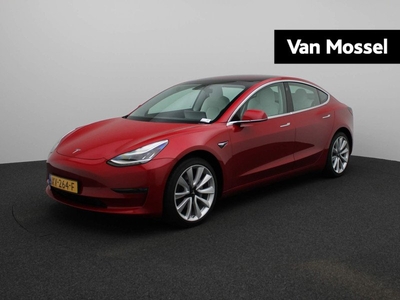 Tesla Model 3 Long Range 75 kWh | Leder Interieur | Navigatie | Camera | Panoramadak |