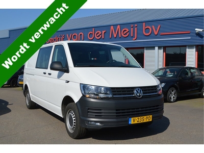 Volkswagen Transporter 2.0 TDI L2H1 DC Comfortline , SCHUIFDEUR L+R , TREKHAAK , AIRCO , CR CONTR , A UITRIJ CAM ,