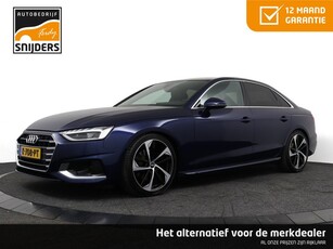 Audi A4 Limousine TFSI 150 PK S-LINE Launch Edition Sport - Navarra Blue - 12 MND GARANTIE | Virtual | PDC Camera | LED Plus | Leer | NAVI | Adap.Cruise -RIJKLAAR