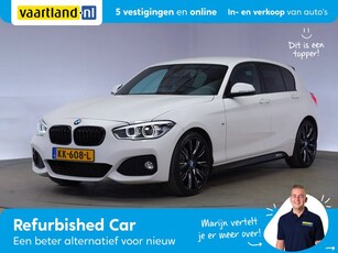 BMW 1-serie 118d M Sport M Performance Aut. [ LED HiFi Navi PDC ]