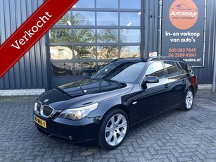 BMW 5-serie Touring 523i Executive ADAPTIVE-CRUISE|TREKHAAK|LEER|NAVIGATIE|STOELVERWARMING|YOUNGTIMER