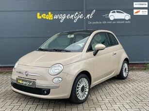 Fiat 500 1.2 Lounge *cappuccino *p-sensor *airco *VERKOCHT*