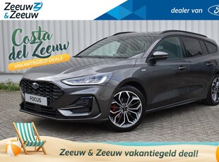 Ford Focus Wagon 1.0 EcoBoost Hybrid ST Line X | Zeer compleet | Uit voorraad leverbaar | €1500 korting + €1500 extra inruilpremie | Winter pack | Driver assistance pack | 18