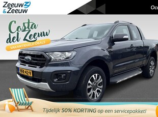 Ford Ranger 2.0 EcoBlue Wildtrak Supercab | Achteruitrijcamera | Trekhaak | Rollertop | Winter pack |