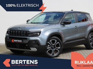 Jeep Avenger Summit 54 kWh | 3-fase | Navi | Verwarmde Voorruit en Stoelen | Adaptieve Cruise Control