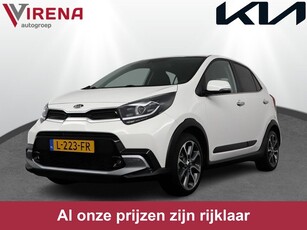 Kia Picanto 1.0 T-GDi X-Line 5p - Navigatie - Climate Control - Cruise Control - Stoel-/ Stuurverwarming - Achteruitrijcamera - Fabrieksgarantie tot 05-2028