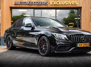 Mercedes-Benz C-klasse AMG 63 S Panoramadak Schaalstoelen Memory Camera Navigatie ACC Keyless Leer