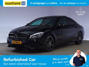 Mercedes-Benz CLA-Klasse 180 AMG Line Night Upgrade Aut. [ Panorama LED Navi Camera Stoelverwarming ]