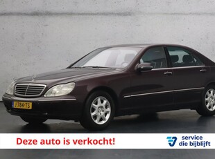 Mercedes-Benz S-Klasse 500 Lang | Lederen bekleding | Climate control | Cruise control | Schuif/kantel dak