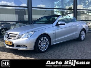 Mercedes E-klasse Cabrio 200 CGI Avantgarde, airscraft, automaat, leer, nette auto