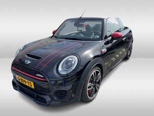 MINI Cabrio 2.0 John Cooper Works Chili / Camera / Head-up / Leder / 18'' / Keyless / Windscherm / Navigatie / DAB / Stoelverwarming