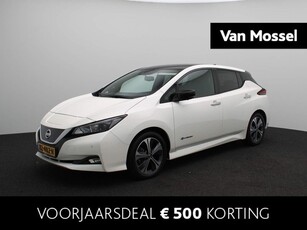 Nissan LEAF N-Connecta 40 kWh | Navigatie | Climate control | Stoelverwarming | Camera's rondom+ sensoren | All-season banden