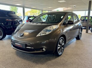 Nissan Leaf Tekna 30 kWh € 2000,- Subsidie, Leder, 360cam, Stoelverwarming, Clima, L/m velgen!