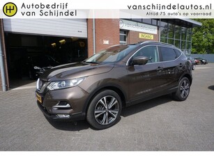 Nissan QASHQAI 1.2 AUTOMAAT N-CONNECTA 360CAMERA PANORAMADAK 18INCH NAVI CLIMA CRUISE BLUETOOTH PDC V+A TREKHAAK KEYLESS ENZ....