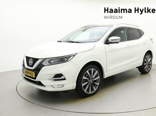 Nissan Qashqai 1.3 DIG-T 140pk Tekna + | Lederen bekleding | Panoramadak | Keyless | Navigatie | Stoelverwarming | Weinig kilometers