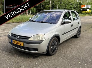 Opel Corsa 1.2-16V Comfort Easytronic 2002 | Automaat | NAP | Inruilkoopje | Airco | Elektrische Ramen | Wieldoppen | Goede banden |