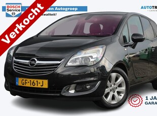 Opel Meriva 1.4 Turbo Cosmo | Incl. 12 maanden garantie | Cruise control | Stoel/stuur verwarming | Trek haak | Climate control | Navigatie | Radio | Volledige onderhoudshistorie |