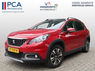 Peugeot 2008 110 Pk Benzine * Allure * Super Luxe * Navigatie * 1/2 Leder * Panoramadak * Parkeer Camera * L.M. Velgen * Climate & Cruise Control *