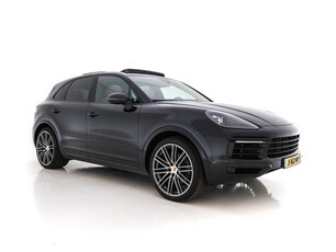 Porsche Cayenne 3.0 E-Hybrid Sport-Chrono-Pack (INCL-BTW) *PANO | NAPPA-VOLLEDER | FULL-LED | BOSE-SURROUND | MEMORY-PACK | AIR-SUPENSION | NAVI-FULLMAP | CAMERA | DAB+ | SPORT-SEATS | 22''ALU*