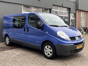 Renault Trafic 2.0 dCi T29 L2H1 DC Btw Bpm vrij Airco Cruise controle Parkeersensoren achter 6-Persoons Euro 5