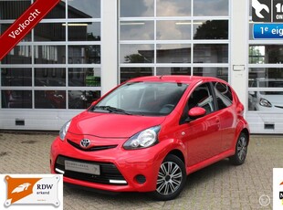 Toyota Aygo 1.012V 5-Deurs VVT-I Facelift 2 Aspiration-Exclusive Ledverlichting Airconditioning Bluetooth Carkit Handsfree Tel&Media Centr.Vergr. Elek.Ramen Stuurberkr. Lederstuur Dubbele Airbags&Speakers Radio/Cd/Mp3/Usb/Aux 12V.-Aansl. Isofix *Verkocht*