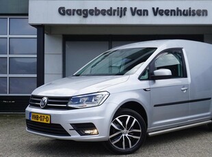 Volkswagen Caddy 2.0 TDI 102pk DSG L1H1 Highline Executive LED 17inch LM Navi DAB Trekhaak *NL auto* 66581km! Zeer Nette Caddy!