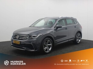 Volkswagen Tiguan R-Line Business+ 1.5 TSI 150pk DSG Automaat Trekhaak, Panoramadak, Lederen bekleding, Adaptive cruise control, Navigatie, Achteruitrijcamera, LED matrix koplampen, Parkeersensoren, Elektrische achterklep