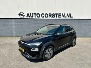 Hyundai Kona Elektric EV 64 kWh 204pk Leer Navi Camera Apple Carplay Android HUD Stoelverwarmd Keyless WarmtePomp BordHerkenning Standkachel