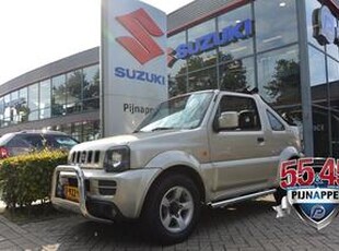 Suzuki JIMNY 1.3 Cabrio 4x4 Airco, lederen interieur nieuw, L.m.velgen