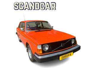 Volvo 242 2.1 DL oranje jaren 70 auto