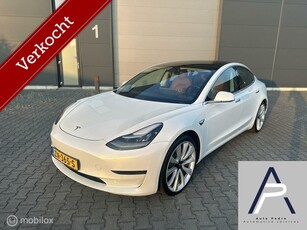 Tesla Model 3 Performance AWD 75 kWh custom leder 20inch