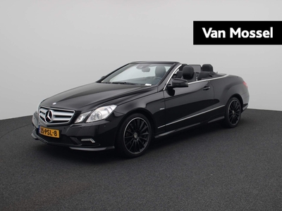 MERCEDES E-KLASSE Cabrio 200 CGI Avantgarde | LEDEREN BEKLEDING | NAVIGATIE | ACHTERUITRIJCAMERA | STOELVERWARMING | NEKVERWARMING | CLIMATE CONTROL | CRUISE CONTROL |