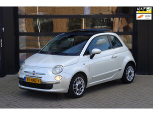 Fiat 500 1.2 Lounge | NAP | Panorama dak | Bluetooth | Airco | Automaat | Leder |