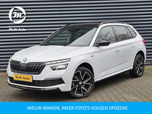 Škoda Kamiq 1.0 TSI Monte Carlo DSG | Trekhaak af Fabriek | Panodak | RS Sportstoelen Verwarmd | Keyless | Camera | Navi Full Map | El. Achterklep | Apple Carplay |