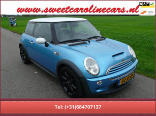 Mini Mini 1.6 Cooper S Turbo-Interkoeler 163 PK!!! , Airco,Elec.pakket,leder, Wolfrace Lmv's!