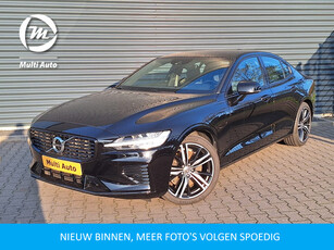 Volvo S60 Recharge T8 AWD R-Design Plug In Hybrid 394 pk PHEV | Carplay | Lederen Sporstoelen Memory | Harman Kardon | Cruise Control | Camera | Stuur/Stoel Verwarming |