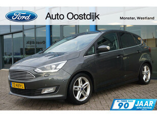 Ford C-Max 1.0 Titanium 125PK Trekhaak Winterpack Climate Navi Camera Cruise Parkeersensoren Keyless Privacy Glass *Dealer Onderhouden*