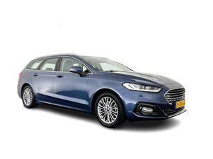 Ford Mondeo Wagon 2.0 IVCT HEV Titanium Luxury-Pack (INCL-BTW) Aut. *FULL-LEATHER | ADAPTIVE-CRUISE | FULL-LED | SONY-AUDIO | BLIND-SPOT | MEMORY-PACK | CAMERA | COMFORT-SEATS | NAVI-FULLMAP | ECC | PDC | TOWBAR | 17''ALU *