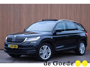 Skoda Kodiaq 1.5 TSI Business Edition Plus org. NL-auto leer/alc+mem+vw trekhaak camera's schuifdak