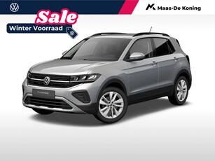 Volkswagen T-Cross Life Edition 1.0 TSI 95 pk 5 versn. Hand · Achteruitrijcamera · Draadloze telefoonlader · Velgen 'ventura', 17 inch lichtmetaal ·