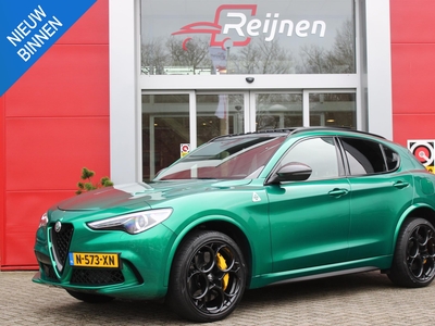 ALFA ROMEO STELVIO 2.9 V6 510PK AUTOMAAT AWD QUADRIFOGLIO | 1ste EIGENAAR | ORGINEEL NEDERLANDSE AUTO |NAVIGATIE | HARMAN KARDON | ACHTERUITRIJ CAMERA | APPLE CARPLAY / ANDROID AUTO | CLIMATE CONTROL | CRUISE CONTROL | VERDE MONTREAL LAK | GORDERLS IN GROEN | CERAMISCH...