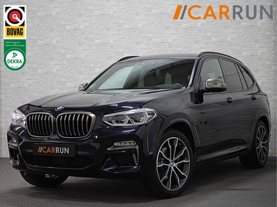 BMW X3 M40d 326pk M-Sport | Prijs excl bpm is 34900,= | Head-Up | Keyless-Go | Harman-Kardon | Memory | Standkachel | Trekhaak | 20 inch | Dodehoek | Navi Prof | Dealer onderhouden | Sfeerverlichting | Draadloos laden | DAB | Display Key | Stoelverwarming.