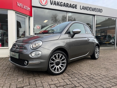 FIAT 500 1.2 Lounge, Glasdak, Navi, Leder, LMV, PDC, Rijklaar!