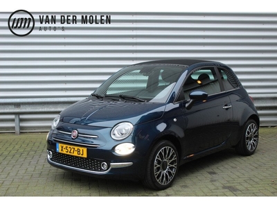 Fiat 500C 1.0 70pk Hybrid 1.100km NL-Auto NAP Cabrio Clima Cruise PDC CPV El. Ramen