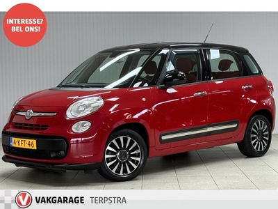 Fiat 500L 0.9 TwinAir Easy/ 105pk/ Trekhaak/ Airco/ Cruise/ Elek. pakket/ Isofix/ Bluetooth/ Multi. LEDER. Stuur/ Chroom/ 16'' LMV/ Mistl./ Dagrijverl.