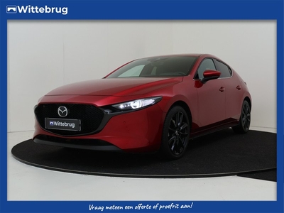 Mazda 3 2.0 e-SkyActiv-X M Hybrid 180 Luxury | Naviagtie | Bose Sound | Leder